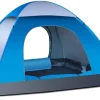 Waterproof Instant Pop Up Tent 3-4 Person Camping Tent, Instant Set Up, Outdoor Hiking Backpacking Tent Shelter