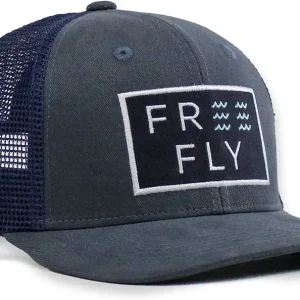 Wave Snapback with Logo - Cotton and Mesh Snapback Hat for Men and Women