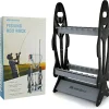Wealers Vertical Rod Holders - Fishing Gear Holder for Garage Organization & Camper storage - Floor Fishing Rack & Tool Storage Holds 16 Poles & Fishing Accessories - Ideal Gifts for Men