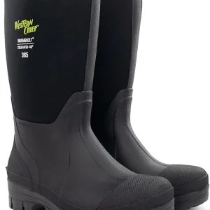 Western Chief Women's 365 Neoprene Rain Boots for Women - 100% Waterproof Rubber Boots for Women with Anti-Slip Outsole - Cold-Rated Muck Boots for Women for All-Weather Protection