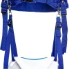 Wide Body Fishing Belt Waist Rod Holder - ABS Gimbals with Stainless Steel Locking Pin, EVA Foam Padding