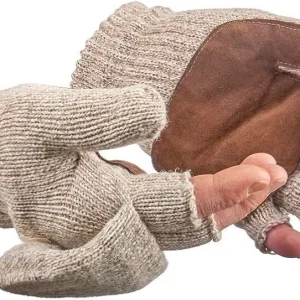 Winter Convertible Mittens Fingerless Gloves, Thinsulate, Warm Wool, SAFEGEAR