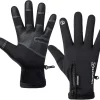 Winter Fishing Gloves for Men Women, Windproof, Water Repellent, Anti-Slip Workout Gloves, Touchscreen Cold Weather Driving Gloves for Motorcycle, Running, Cycling, Skiing, Hunting