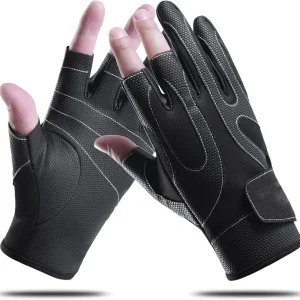Winter Fishing Gloves,Touchscreen Gloves,Suitable for Running Hiking Cycling Photo Hunting Fingerless Work Gloves