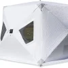 Winter Fishing Tent 2-3 Person 3Layer Thickened Winter Tent Ice Fishing Tent Windproof Automatic Tent for Fishing Shelter Outdoor Warm Tent