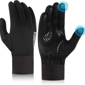 Winter Gloves Women Men, Warm Gloves Cold Weather, Windproof, Touchscreen, Snow Skiing Thermal Liners, Suit for Driving, Walking, Hiking, Commuting,Cycling Running Gear