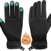 Winter Waterproof Gloves Men Women, Windproof Warm Ski Gloves for Cold Weather, Touch Screen Snow Warm, Running Driving Cycling