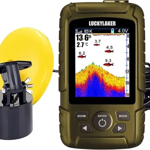 Wired Sensor Fish Finder Boat Waterproof Portable Depth Finder Display Transducer Kayak Fish Finders Sonar Fishing Gear