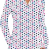 Women Long Sleeve Shirts Sun Protection 1/4 Zip Summer Quick Dry Hiking Shirts Quarter Zip Pullover for Women