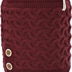 Women's Ashbury Stylish Moisture-Wicking Outdoor Fishing Fleece-Lined Neck Gaiter Warmer with Decorative Buttons