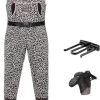 Women's Chest Waders Leopard Duck Hunting Waders for Women with Boots Neoprene Fishing Waders