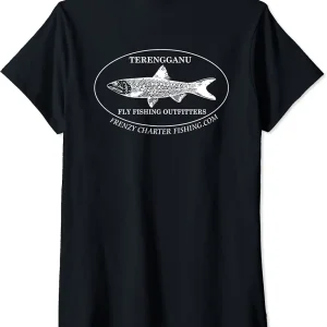 Womens Fish Terengganu With Terengganu Fly Fishing Outfitters V-Neck T-Shirt