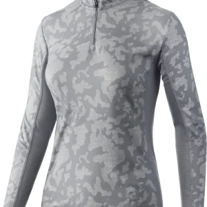 Women's Icon 1/4 Zip Long Sleeve| Fishing Shirt with Sun Protection