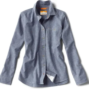 Women's Long-Sleeved Tech Chambray Work Shirt