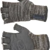 Women's Merino Wool Fingerless Ice Fishing Gloves