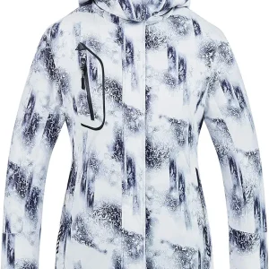 Women's Mountain Waterproof Ski Jacket Windproof Snowboarding Jacket Warm Winter Coat Raincoat