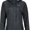 Women�s PreCip Rain Jacket | Lightweight, Waterproof, Black, Medium