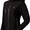 Women�s Softshell Jacket, Ski Snowboarding Jacket with Removable Hood, Fleece Lined