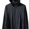 Women's UPF 50+ UV Protective Hooded Jacket Sun Protection Long Sleeve, Quick Dry Ice Silk Jacket