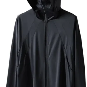Women's UPF 50+ UV Protective Hooded Jacket Sun Protection Long Sleeve, Quick Dry Ice Silk Jacket