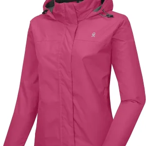 Women�s Waterproof Rain Jacket Lightweight Outdoor Windbreaker Rain Coat Shell for Hiking, Travel