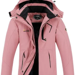 Women's Waterproof Ski Jacket Warm Winter Snow Coat Mountain Windbreaker Hooded Raincoat Jacket