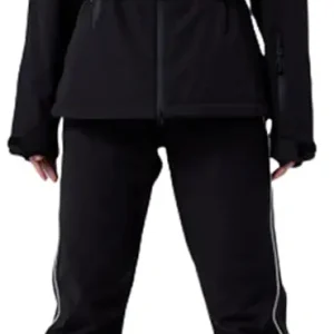 Women's Waterproof Ski Jackets Outdoor Warm Windproof Snow Jacket Mountain Snowboard Hooded Raincoat with Belts