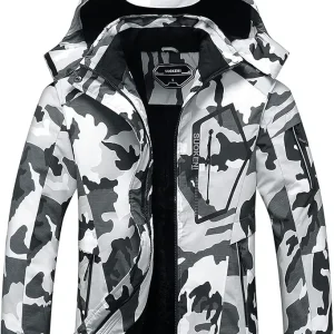 Women's Waterproof Warm Winter Snow Coat Hooded Raincoat Ski Snowboarding Jacket