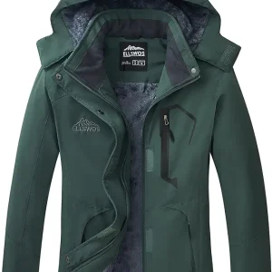 Womens Winter Coats Waterproof Ski Jacket Warm Snow Jackets Windproof Windbreaker Hooded Raincoat