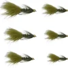 Wooly Bugger Fly Fishing Flies for Trout, Bass and Panfish - 12pc Handmade Multicolor Wet Flies for Freshwater Fishing in Various Patterns/Colors