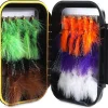 Wooly Bugger Streamer Flies Assortment Kit with Fly Box for Trout Bass Panfish Salmon Steelhead (30Pcs Fishing Flies)