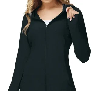 Workout Jacket for Women,Lightweight Cool Athletic Jacket Sun Protection Full Zip Long Sleeve Shirts