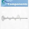 WR17X11705 Refrigerator Dispenser Auger Replacement for General Electric GSH25ISXBSS Refrigerator - Compatible with WR17X11705 Ice Maker Auger - UpStart Components Brand