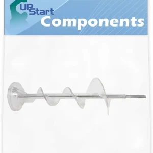 WR17X11705 Refrigerator Dispenser Auger Replacement for General Electric GSL22JFTDBS Refrigerator - Compatible with WR17X11705 Ice Maker Auger - UpStart Components Brand