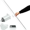 Xfunjoy 59"/150cm Silver Magic Appearing Cane Magic Staff with Free Gloves and Video Turorial for Professional Magician Stage Street Magic Performance