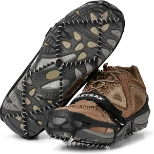 Yaktrax Pro Traction Cleats - 360-Degree Grip on Snow, Ice, & Multi-terrain Surfaces - Elastic Outer Band w/ Easy-On/Off Heel Tab & 1.4mm Stainless Steel Coils - Abrasion Resistant - Unisex