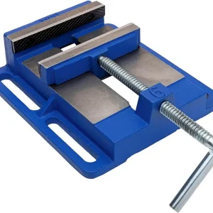 Yost Vises LDPV-6 Drill Press Vise | 6 Inch Jaw Width Portable Vise | Blue