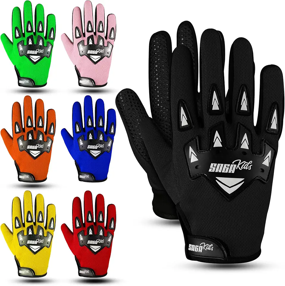 Youth Motocross Gloves � Pro-Grade Protection for Dirt Bike & BMX Riders | High-Performance Gear for Boys & Girls | Built for Future Champions