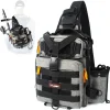 YVLEEN Fishing Tackle Backpack Storage Bag, Water-Resistant Fishing Backpack with Rod Holder, Gift for Men