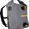 Z-Series Roll-Top Waterproof Fishing Tackle Backpack, Gray Fabric, Includes 2 Clear 3700 StowAway Utility Boxes, Fishing Backpack with Tackle Boxes
