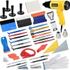 Zanch Vinyl Wrap Tool Kit,Complete Tools for Automotive Vinyl Wrap Film Installation - Deluxe 66pcs Includes Yellow Heat Gun