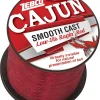 Zebco Cajun Line Smooth Cast Fishing Line, Low Vis Ragin' Red