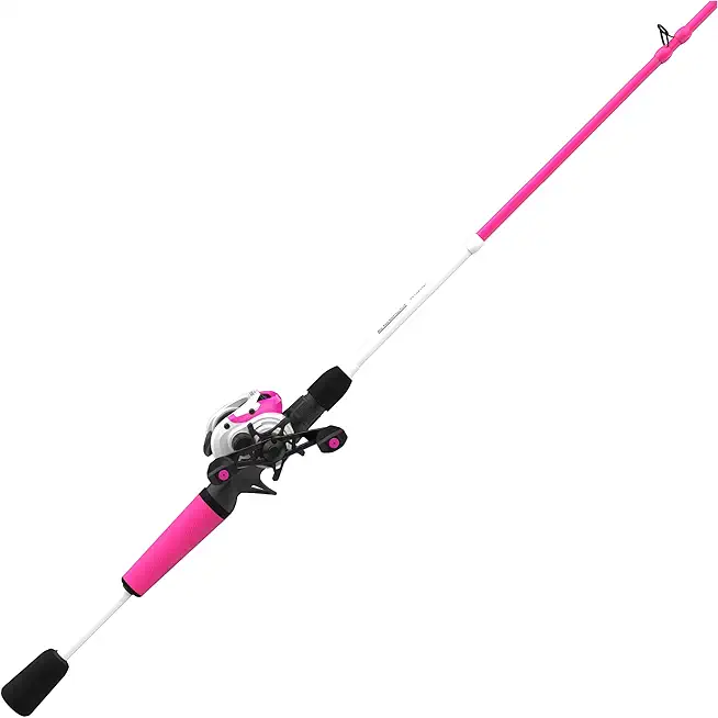 Zebco Roam Baitcast Reel and Fishing Rod Combo, 6-Foot 6-Inch 2-Piece Medium-Heavy Power, Fast Action Rod, DynaMag Cast Control, 6.1:1 Gear Ratio, 12-Pound Line