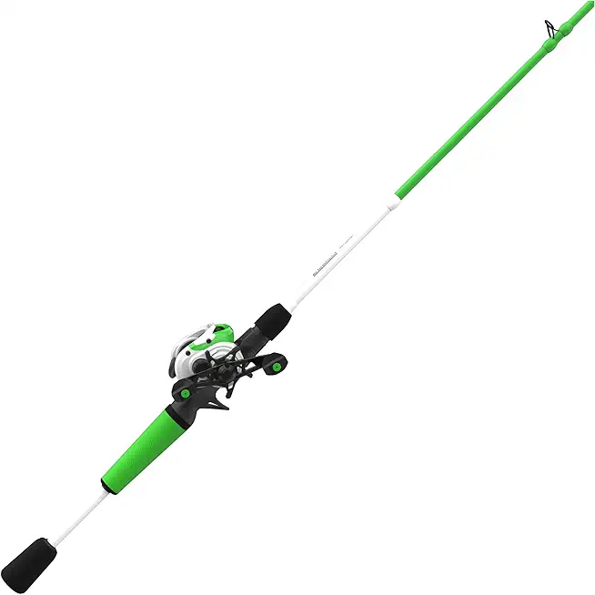 Zebco Roam Baitcast Reel and Fishing Rod Combo, 6-Foot 6-Inch 2-Piece Rod, DynaMag Cast Control, 6.1:1 Gear Ratio, 12-Pound Line