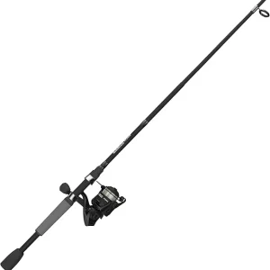 Zebco Roam Spinning Reel and Fishing Rod Combo, Split ComfortGrip Rod Handle, Soft-Touch Handle Knob