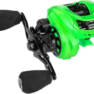 Zephyr Baitcasting Fishing Reel, Halo XII Magnetic Braking System Baitcaster Reel, 7+1 Double Shielded Stainless Steel BB, 7.2:1 High-Speed Gear Ratio, DTCC Line Guide, 18lb Triple Disc Carbon Fiber Drag