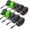 ZHUOHUA 10Pcs Fishing Rod Sleeve Socks Covers 67inches/74.8inches Braided Mesh Rod Protector Pole Gloves Fishing Tools for for Spinning Rod,Casting Rod,Sea Rod, Fly Rod