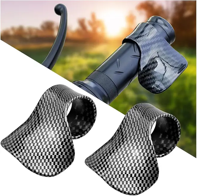 zipelo Motorcyle Cruise Control, 2pcs Throttle Mounted Motorcycle Cruise Assist, HandRest Wrist Hand Control Grips, ABS Motorcycle Throttle Grip Accelerator Assistant for Handlebar