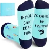 Zmart Funny Socks For Men Women - Outdoorsman Racing Gifts For Golfing Hunting Fishing Lovers, Christmas Stocking Stuffers