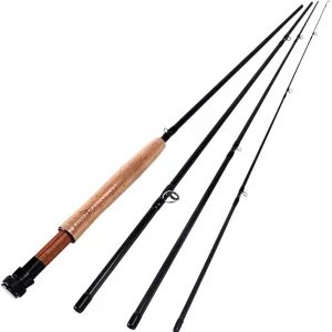zxb-shop Fishing Rod Kit Ultralight Fly Fishing Rods Sections Fast Action Freshwater Fly Rods Trout Salmon Fishing Tackle Fishing Gear Set for Beginner (Color : Purple)